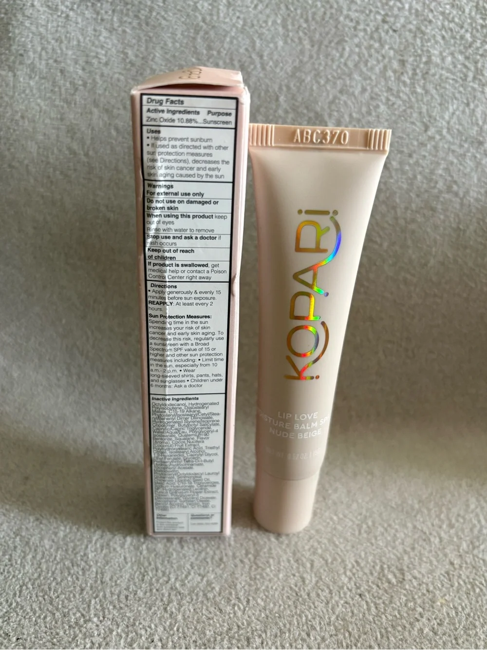 Kopari Lip Love Moisture Balm SPF 30 shade Nude Beige Brand New in Box!!